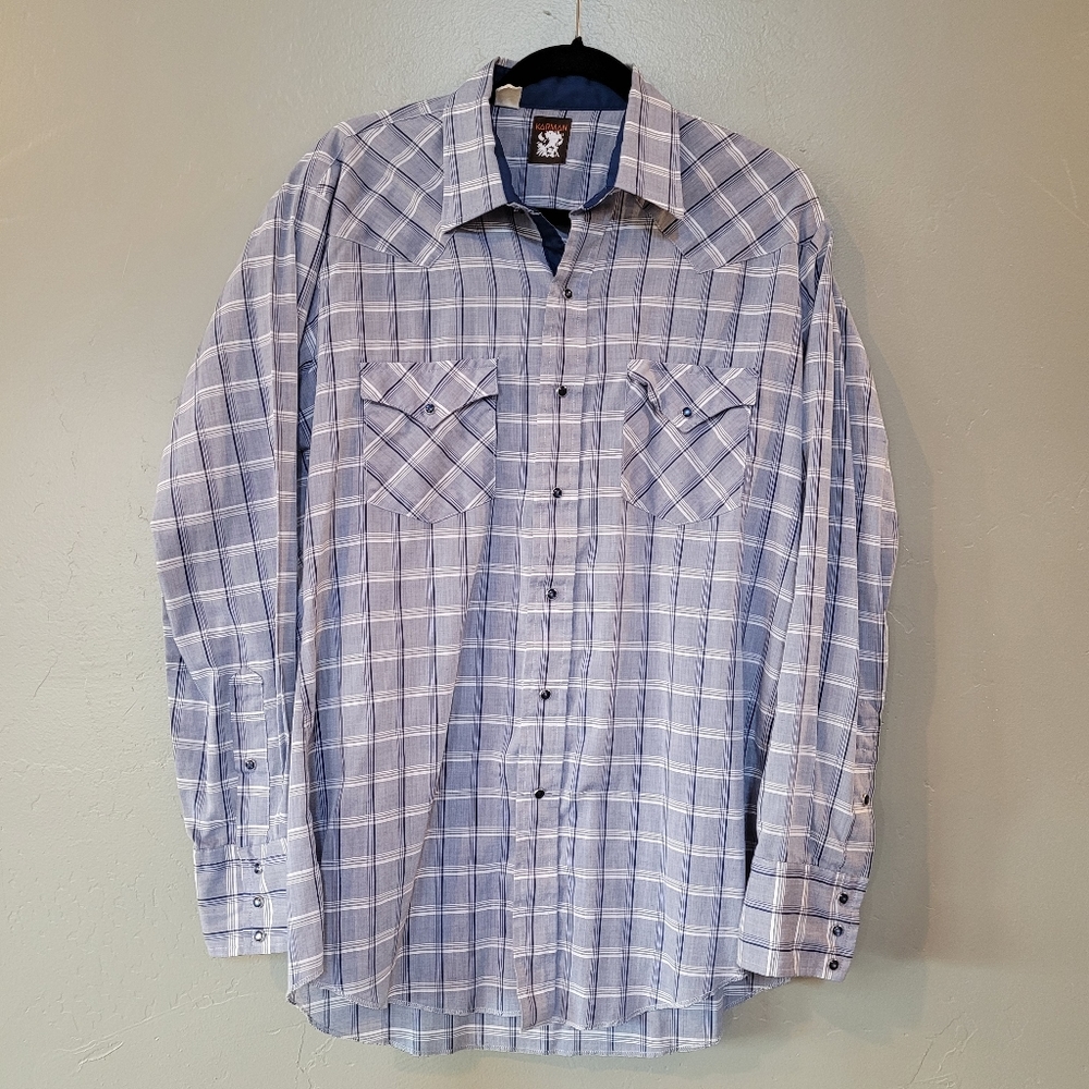 Vintage Karman Pearl Snap Western Shirt